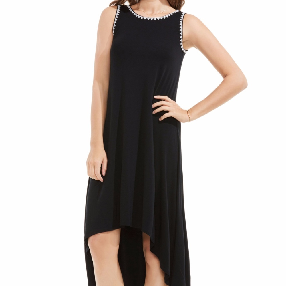 Vince‎ Camuto women XS black embroidered dress